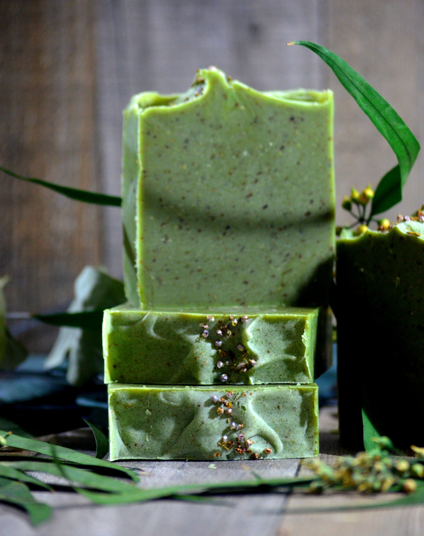 Natural Eucalyptus Soap.