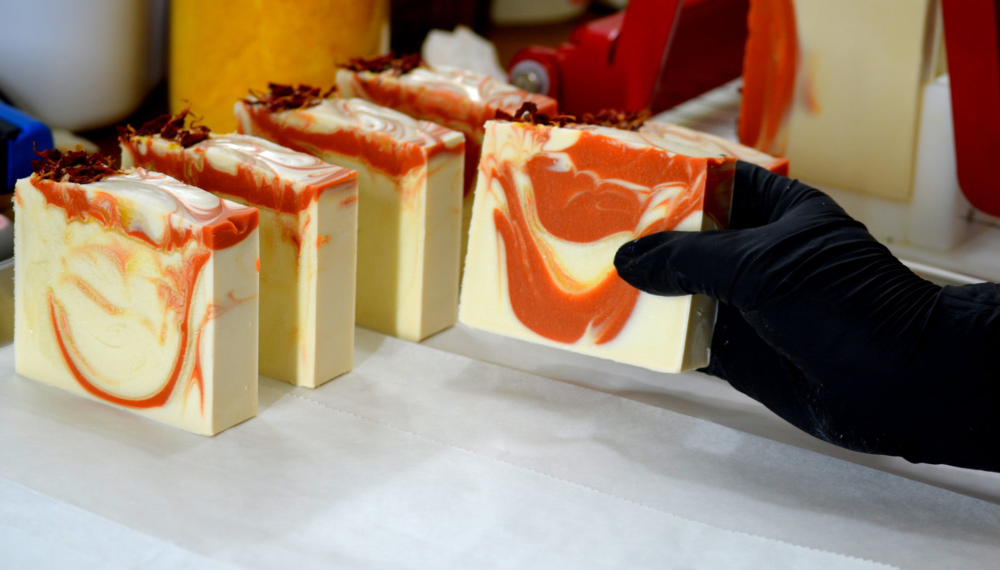 Natural Hibiscus Large Soap.