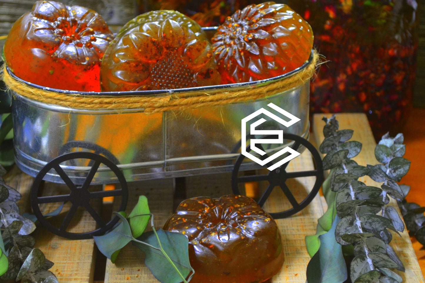 Natural Eucalyptus Soap.