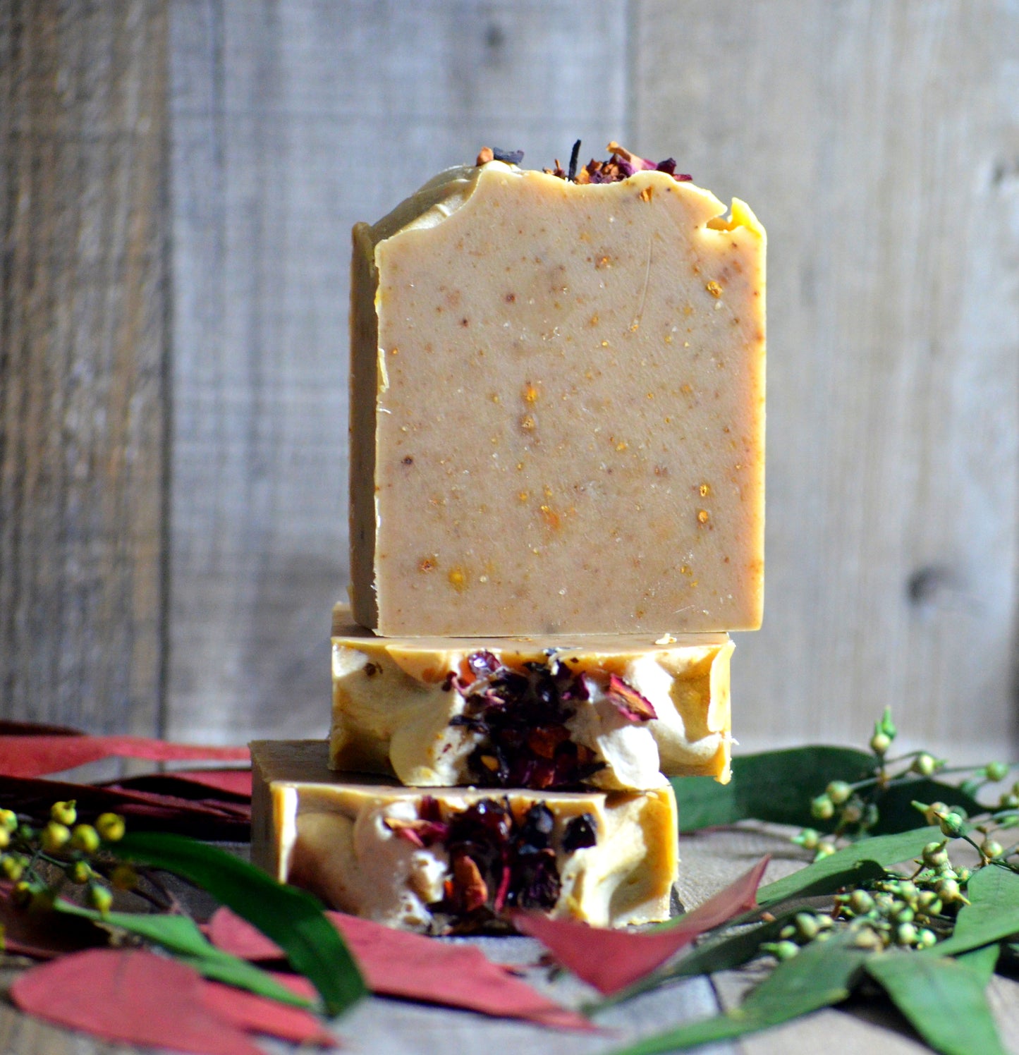 Natural Orange & Cocoa Soap.