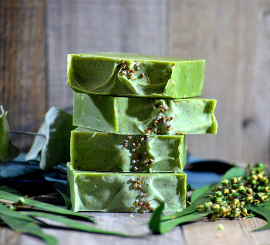 Natural Eucalyptus Soap.