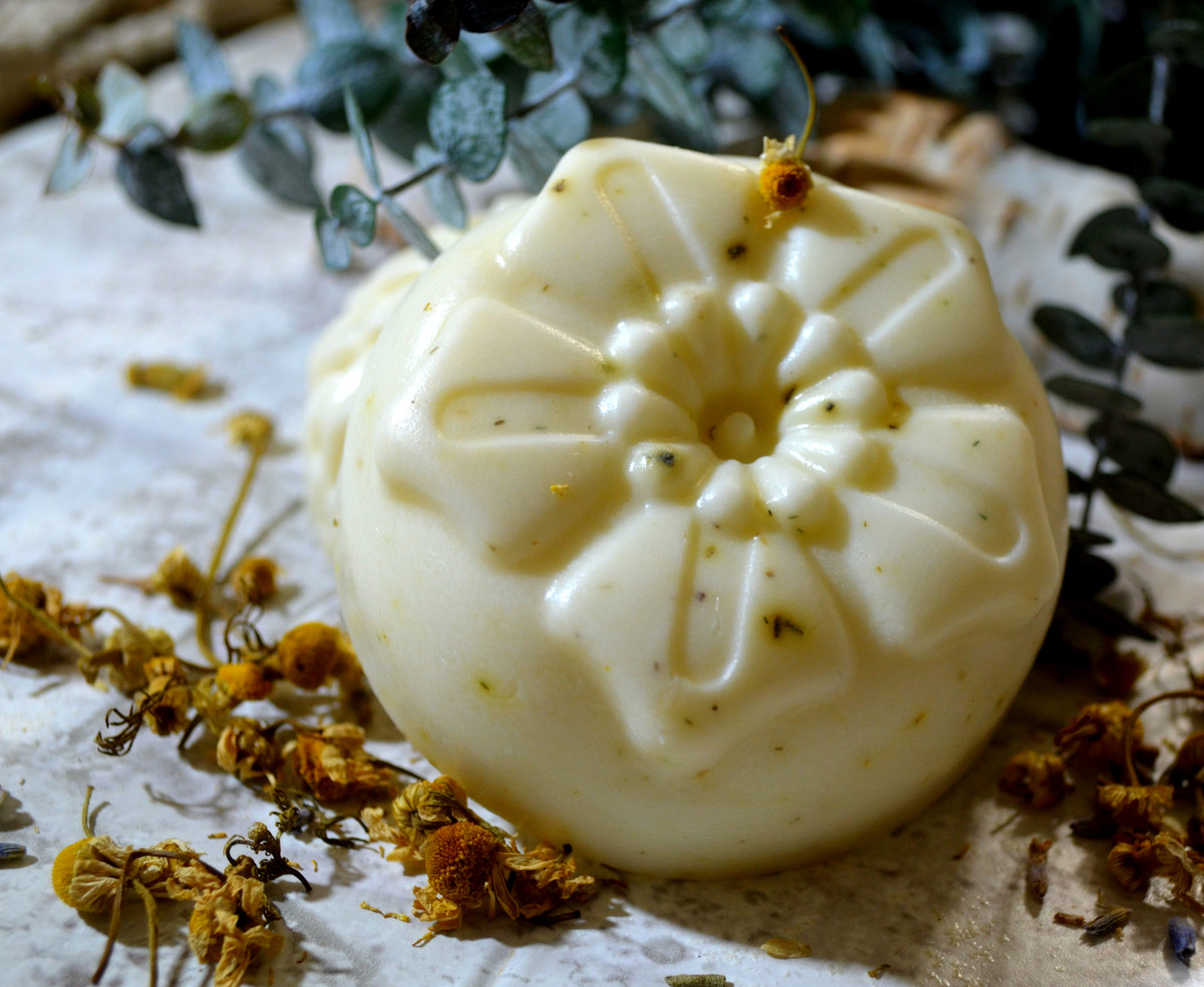 Natural Chamomile & Oatmeal Soap.